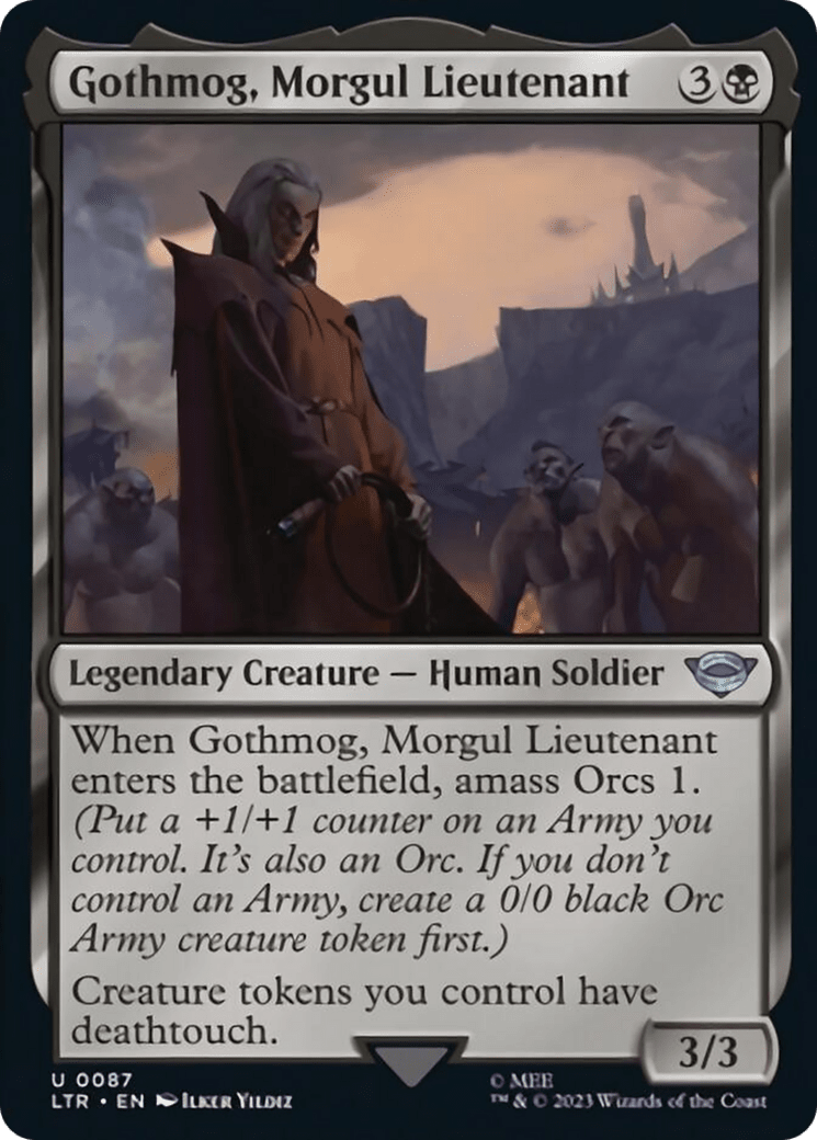 Gothmog, Morgul Lieutenant [The Lord of the Rings: Tales of Middle-Earth] MTG Single Magic: The Gathering  | Multizone: Comics And Games