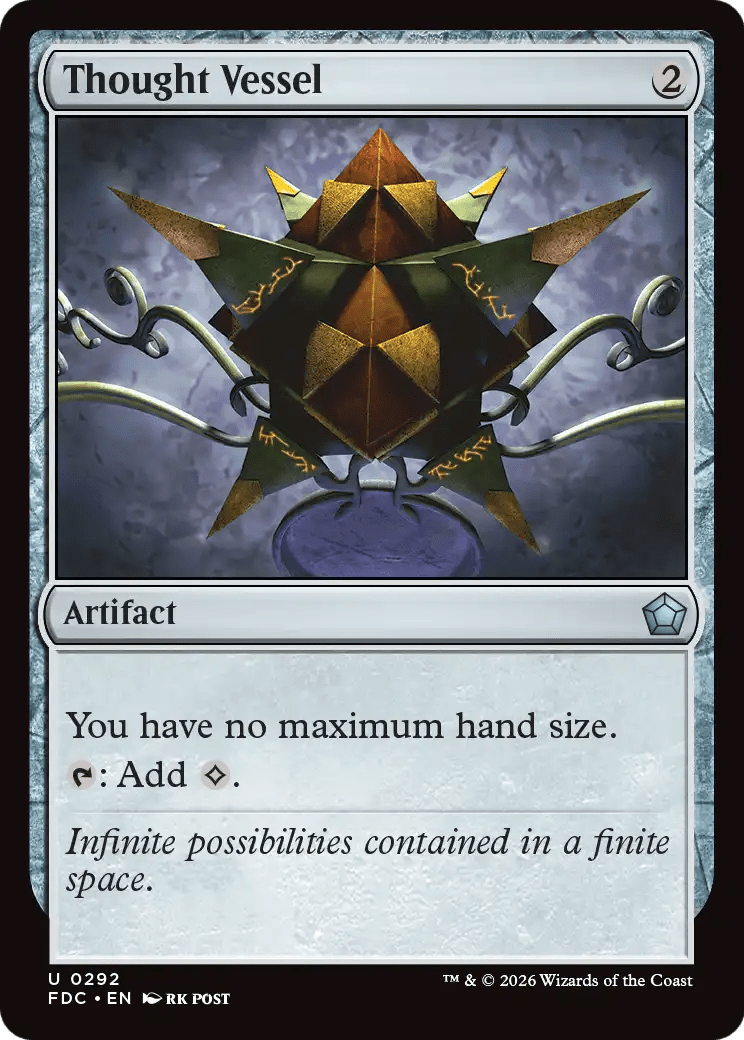Thought Vessel [Foundations Commander] MTG Single Magic: The Gathering  | Multizone: Comics And Games