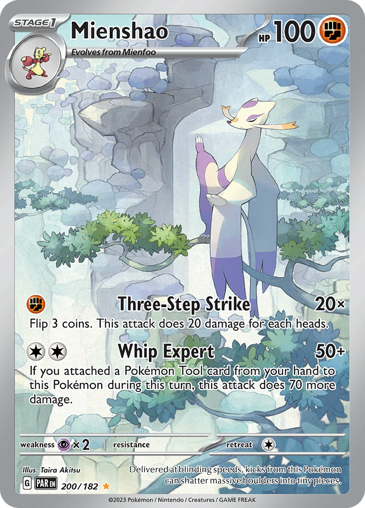 Mienshao (200/182) [Scarlet & Violet: Paradox Rift] Pokemon Single Pokémon  | Multizone: Comics And Games