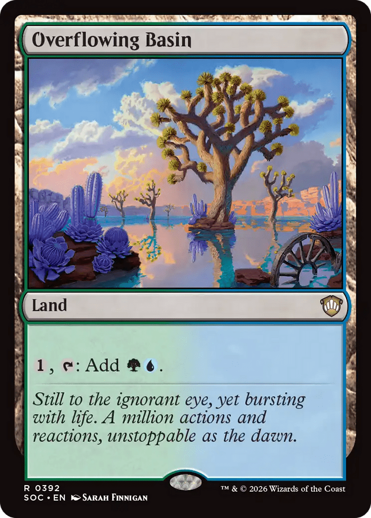 Overflowing Basin [Secrets of Strixhaven Commander] MTG Single Magic: The Gathering  | Multizone: Comics And Games