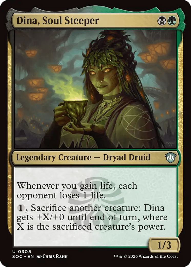 Dina, Soul Steeper [Secrets of Strixhaven Commander] MTG Single Magic: The Gathering  | Multizone: Comics And Games