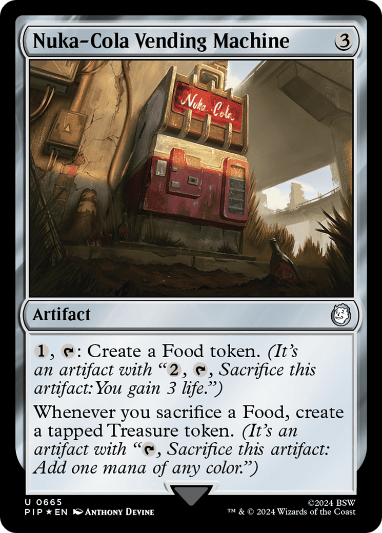 Nuka-Cola Vending Machine (Surge Foil) [Fallout] MTG Single Magic: The Gathering  | Multizone: Comics And Games