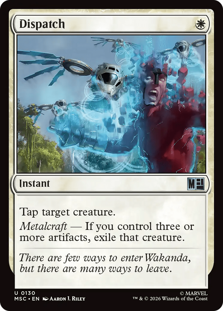 Dispatch (Surge Foil) [Marvel Super Heroes Commander] MTG Single Magic: The Gathering  | Multizone: Comics And Games