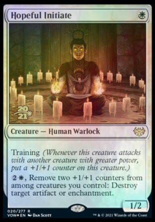 Hopeful Initiate [Innistrad: Crimson Vow Prerelease Promos] MTG Single Magic: The Gathering  | Multizone: Comics And Games