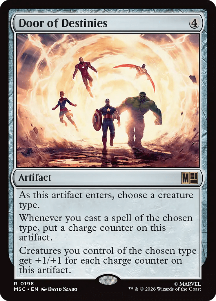 Door of Destinies [Marvel Super Heroes Commander] MTG Single Magic: The Gathering  | Multizone: Comics And Games