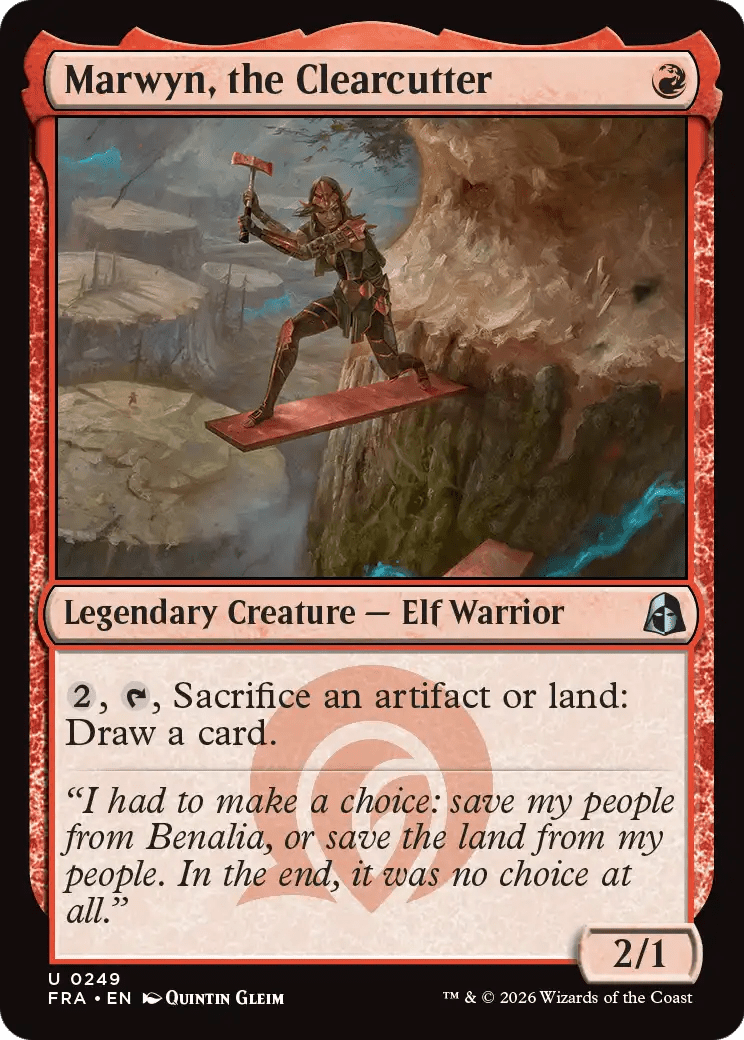 Marwyn, the Clearcutter [Reality Fracture] MTG Single Magic: The Gathering  | Multizone: Comics And Games