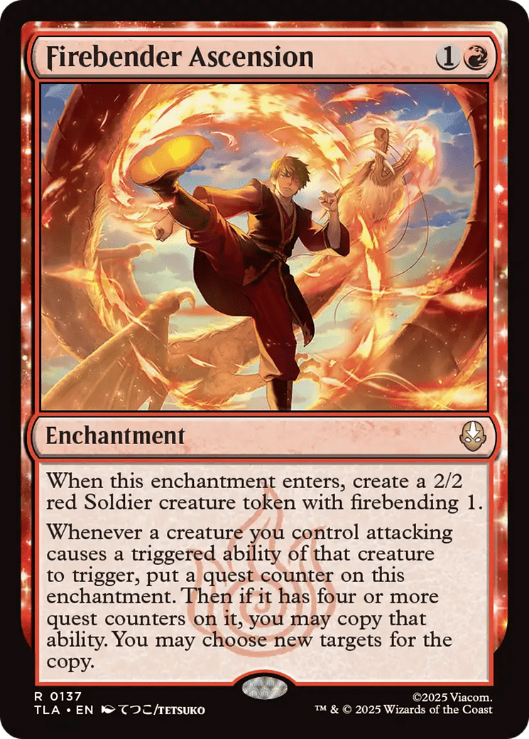 Firebender Ascension [Avatar: The Last Airbender] MTG Single Magic: The Gathering  | Multizone: Comics And Games
