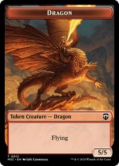 Dragon // Copy Double-Sided Token [Modern Horizons 3 Commander Tokens] MTG Single Magic: The Gathering  | Multizone: Comics And Games