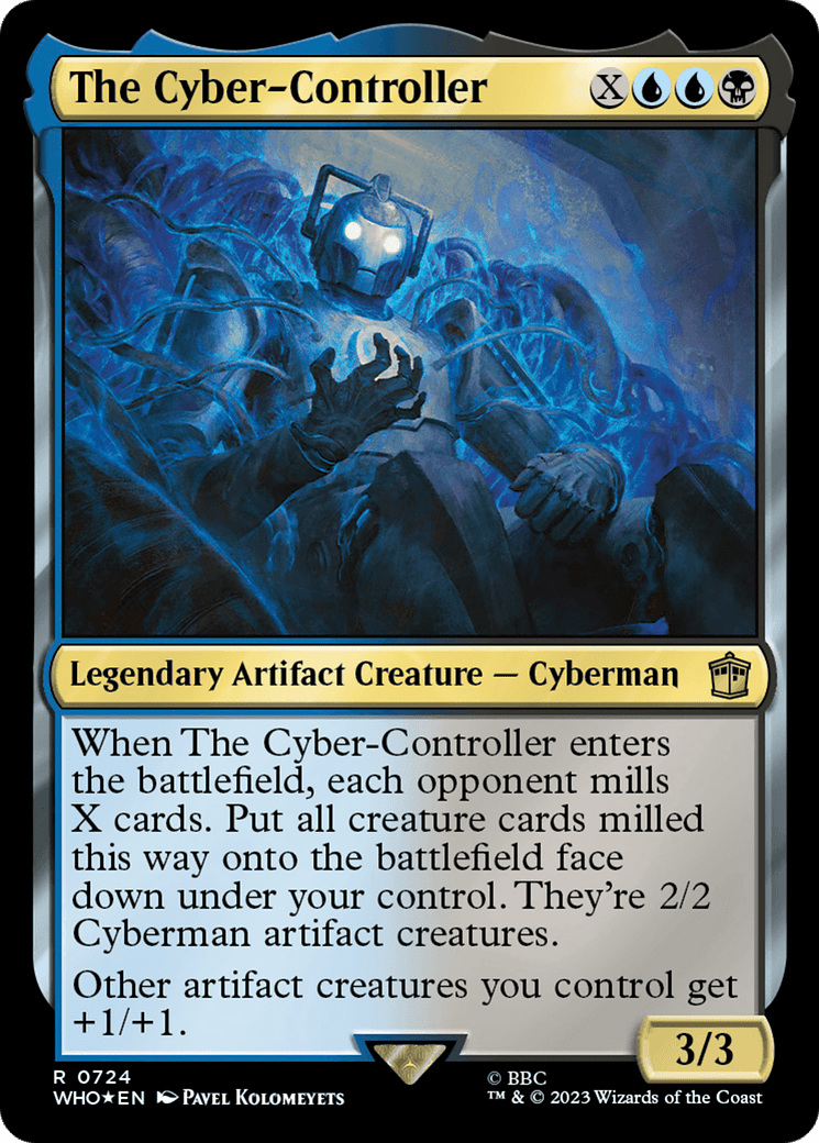 The Cyber-Controller (Surge Foil) [Doctor Who] MTG Single Magic: The Gathering  | Multizone: Comics And Games
