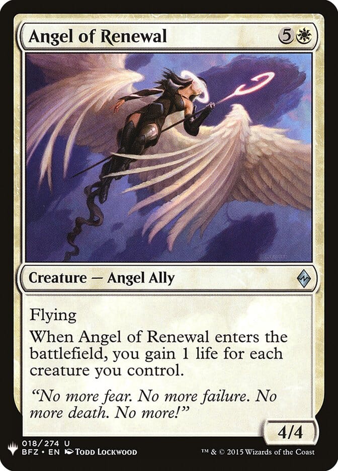 Angel of Renewal [Mystery Booster] MTG Single Magic: The Gathering  | Multizone: Comics And Games