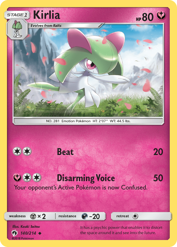 Kirlia (140/214) [Sun & Moon: Lost Thunder] Pokemon Single Pokémon  | Multizone: Comics And Games