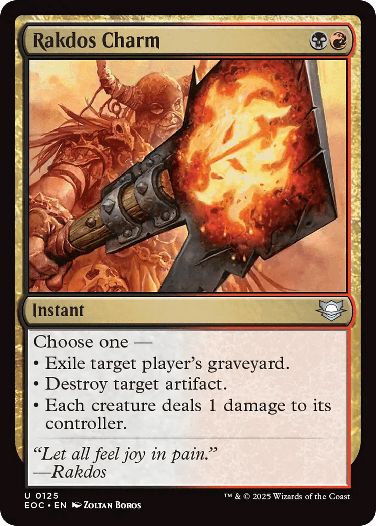 Rakdos Charm [Edge of Eternities Commander] MTG Single Magic: The Gathering  | Multizone: Comics And Games