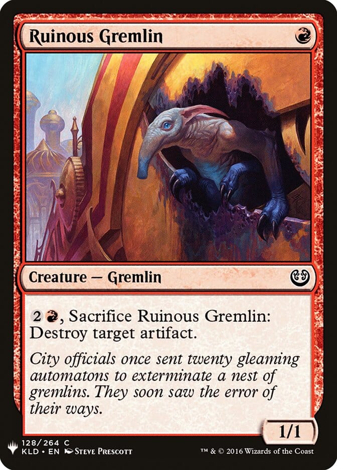 Ruinous Gremlin [Mystery Booster] MTG Single Magic: The Gathering  | Multizone: Comics And Games