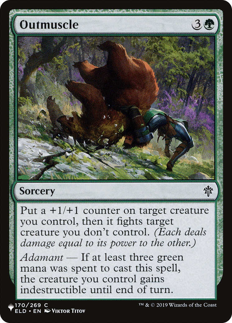 Outmuscle [The List] MTG Single Magic: The Gathering  | Multizone: Comics And Games