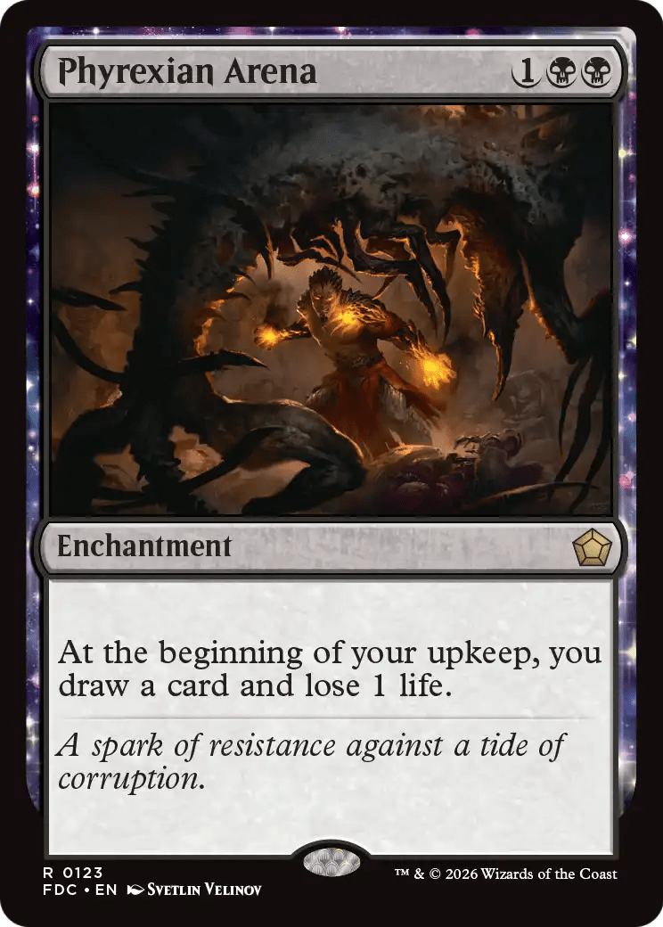 Phyrexian Arena [Foundations Commander] MTG Single Magic: The Gathering  | Multizone: Comics And Games