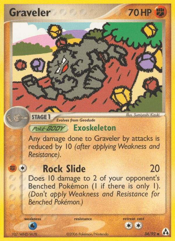 Graveler (34/92) [EX: Legend Maker] Pokemon Single Pokémon  | Multizone: Comics And Games