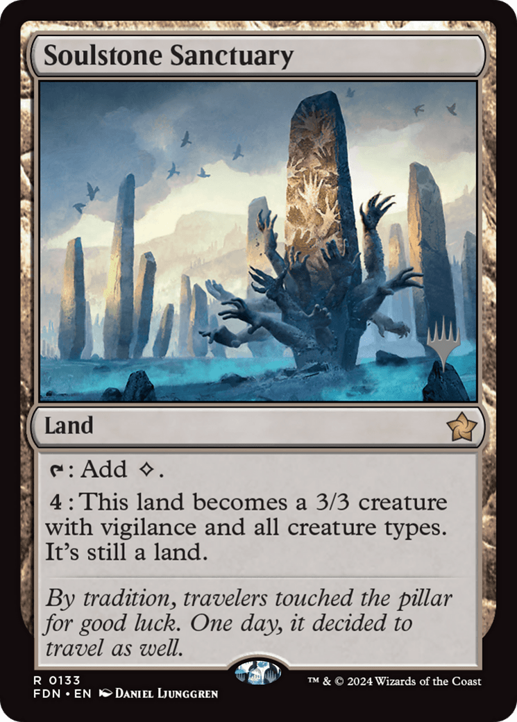 Soulstone Sanctuary [Foundations Promos] MTG Single Magic: The Gathering  | Multizone: Comics And Games
