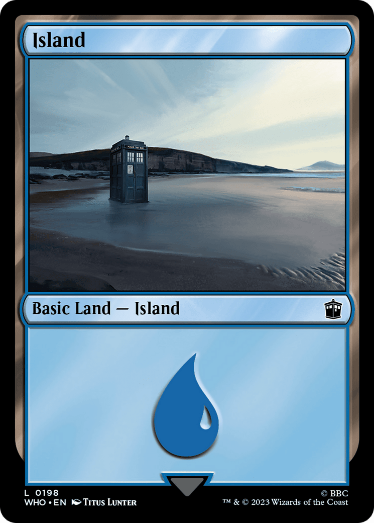 Island (0198) [Doctor Who] MTG Single Magic: The Gathering  | Multizone: Comics And Games
