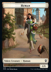 Spider // Human Double-Sided Token [Commander Legends: Battle for Baldur's Gate Tokens] MTG Single Magic: The Gathering  | Multizone: Comics And Games