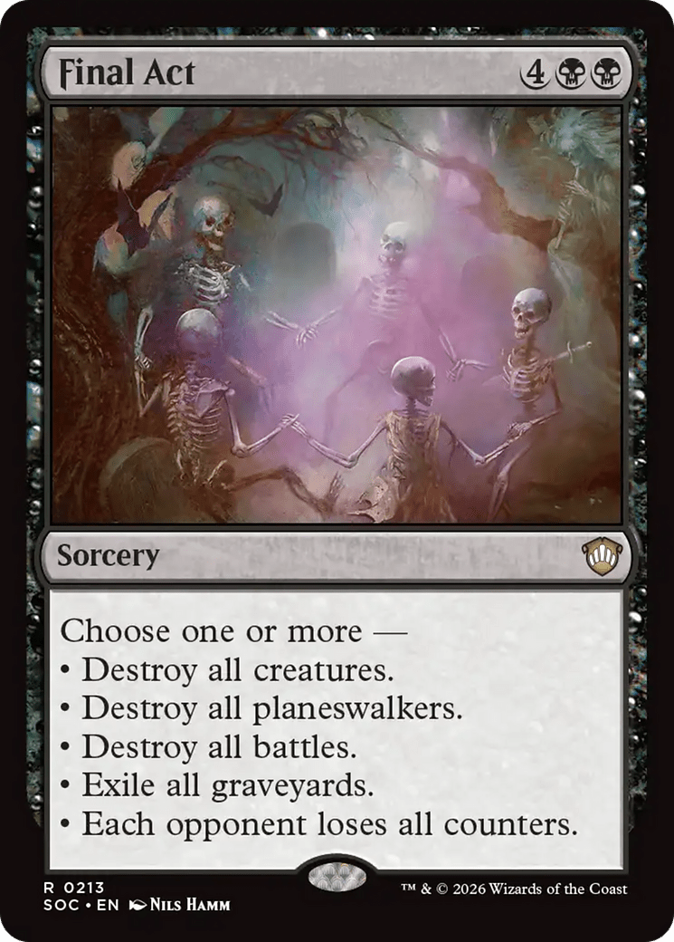 Final Act [Secrets of Strixhaven Commander] MTG Single Magic: The Gathering  | Multizone: Comics And Games