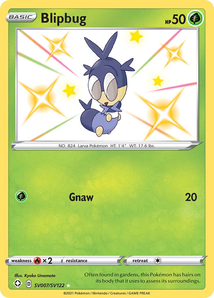 Blipbug (SV007/SV122) [Sword & Shield: Shining Fates] Pokemon Single Pokémon  | Multizone: Comics And Games