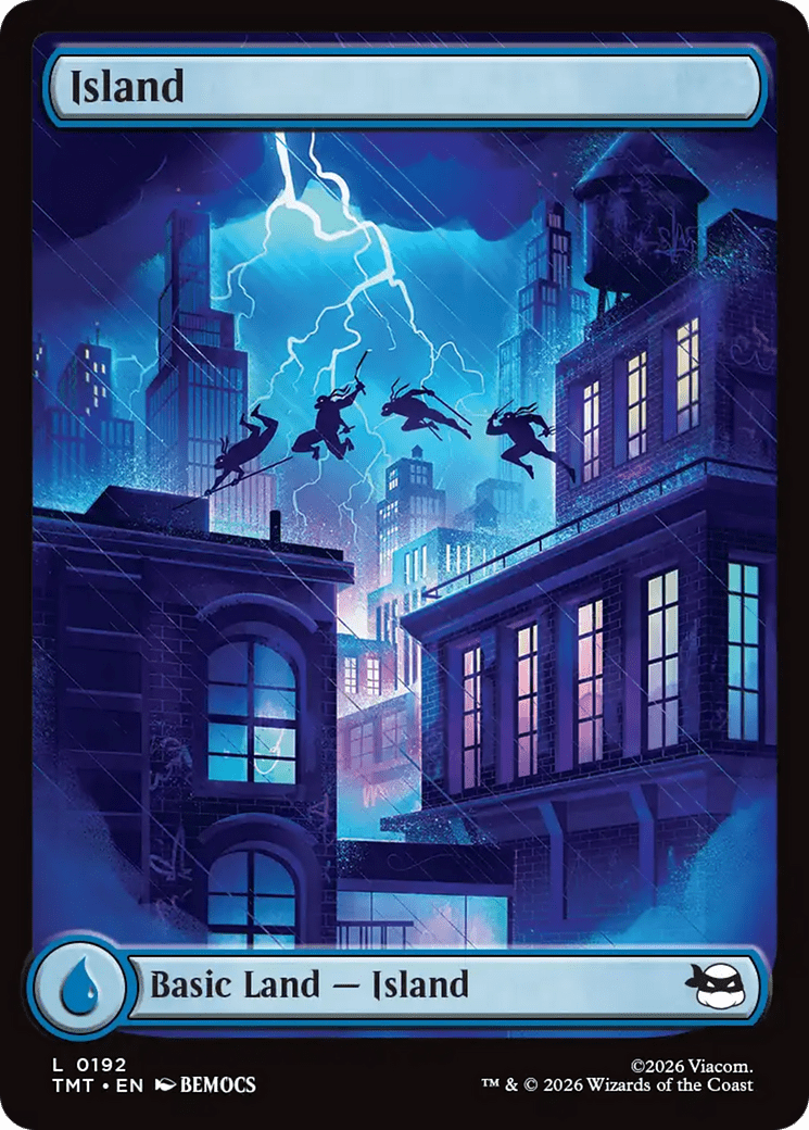 Island (0192) [Teenage Mutant Ninja Turtles] MTG Single Magic: The Gathering  | Multizone: Comics And Games