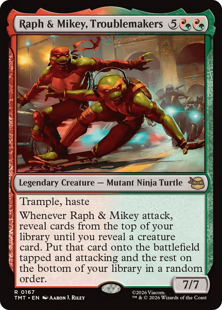 Raph & Mikey, Troublemakers [Teenage Mutant Ninja Turtles] MTG Single Magic: The Gathering  | Multizone: Comics And Games