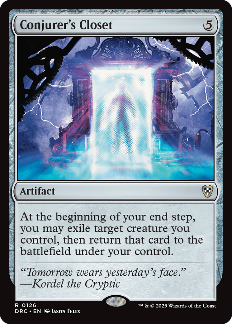 Conjurer's Closet [Aetherdrift Commander] MTG Single Magic: The Gathering  | Multizone: Comics And Games