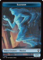 Spirit (0006) // Illusion Double-Sided Token [Secrets of Strixhaven Commander Tokens] MTG Single Magic: The Gathering  | Multizone: Comics And Games