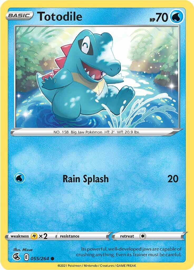 Totodile (055/264) [Sword & Shield: Fusion Strike] Pokemon Single Pokémon  | Multizone: Comics And Games
