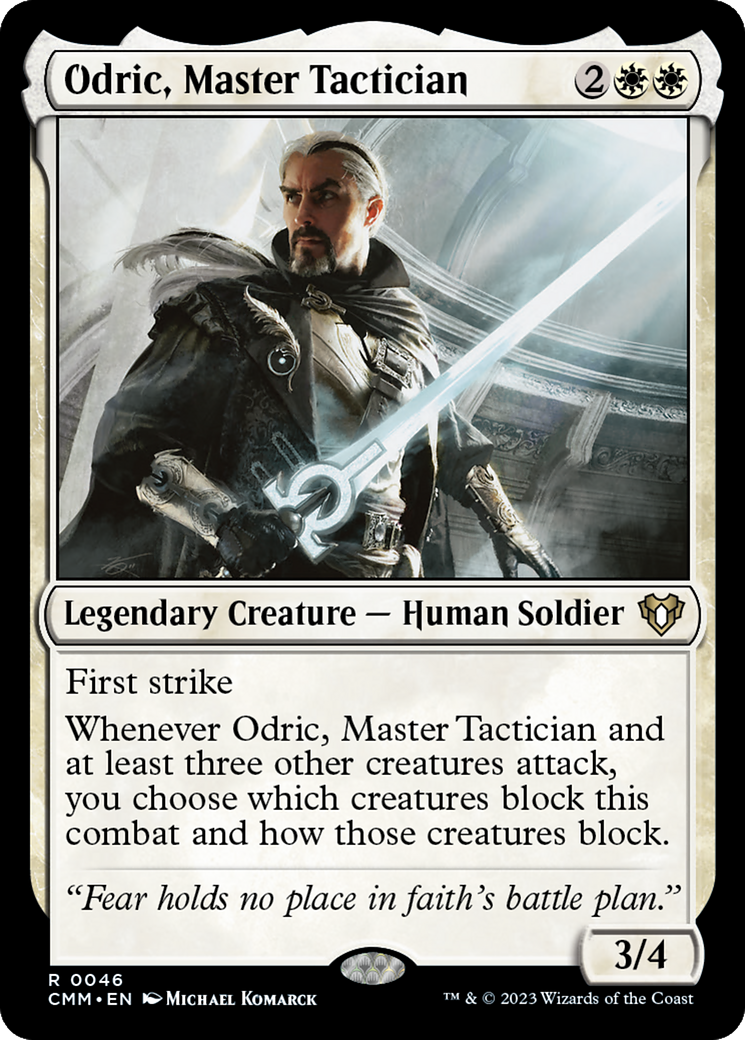 Odric, Master Tactician [Commander Masters] | Multizone: Comics And Games