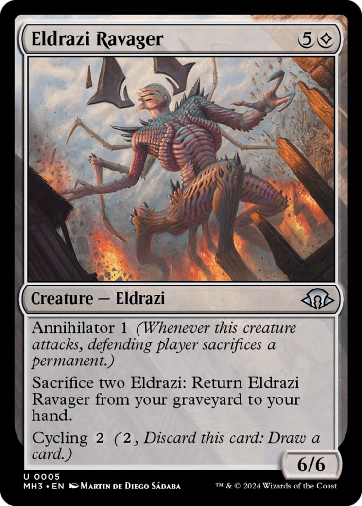 Eldrazi Ravager [Modern Horizons 3] MTG Single Magic: The Gathering  | Multizone: Comics And Games