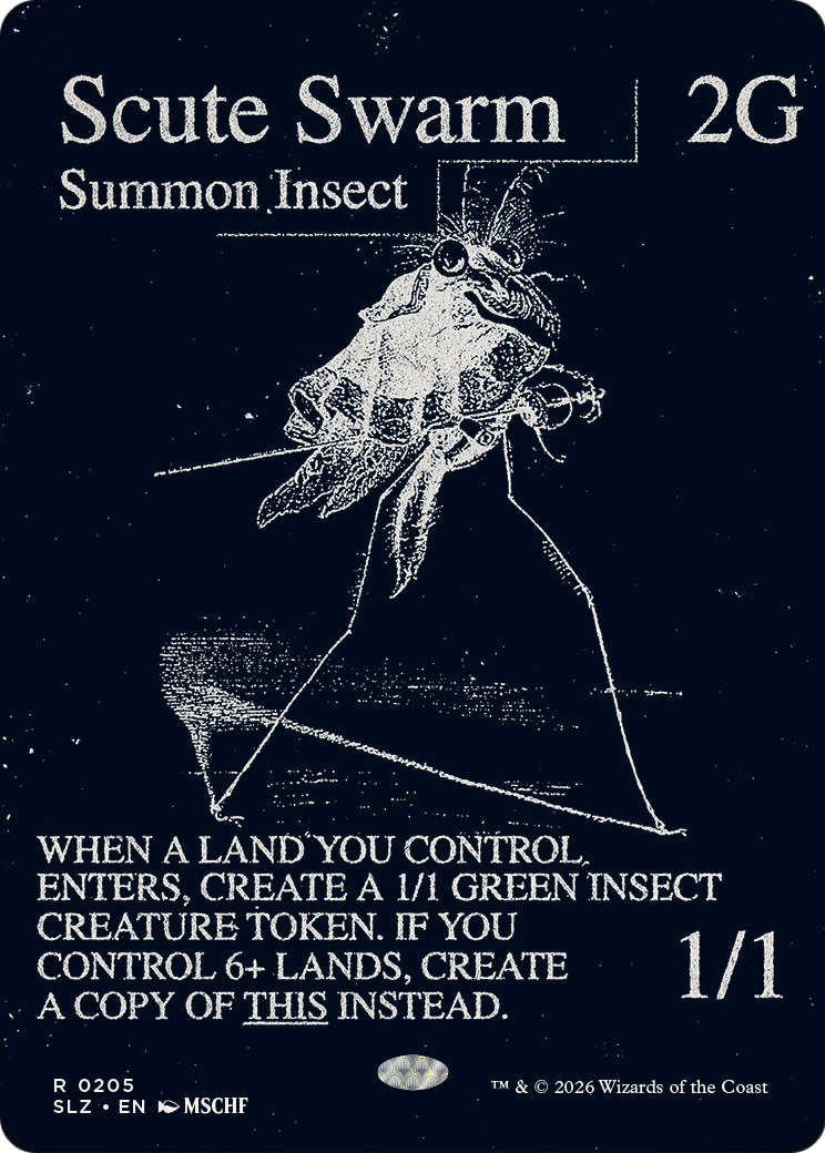 Scute Swarm (0205) [Secret Lair x MSCHF: The Zeta Set] | Multizone: Comics And Games