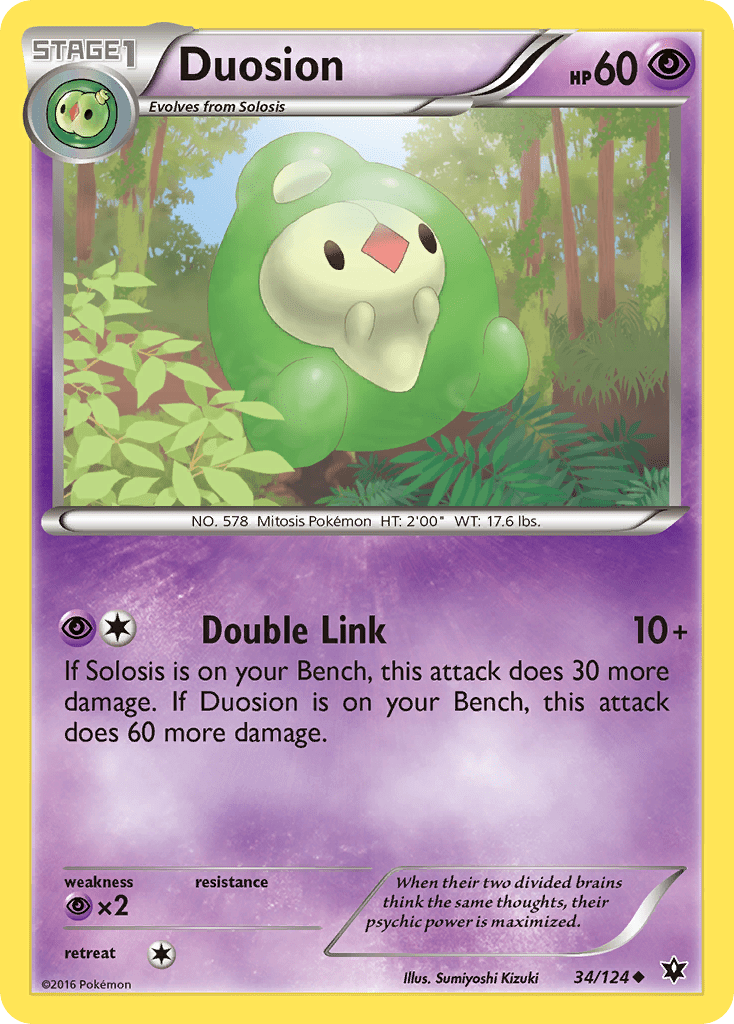 Duosion (34/124) [XY: Fates Collide] Pokemon Single Pokémon  | Multizone: Comics And Games