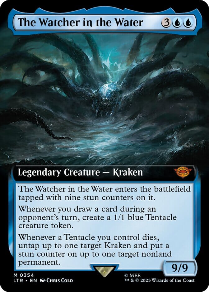 The Watcher in the Water (Extended Art) [The Lord of the Rings: Tales of Middle-Earth] MTG Single Magic: The Gathering  | Multizone: Comics And Games