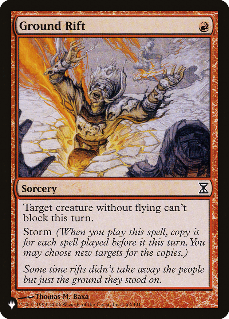 Ground Rift [The List] MTG Single Magic: The Gathering  | Multizone: Comics And Games
