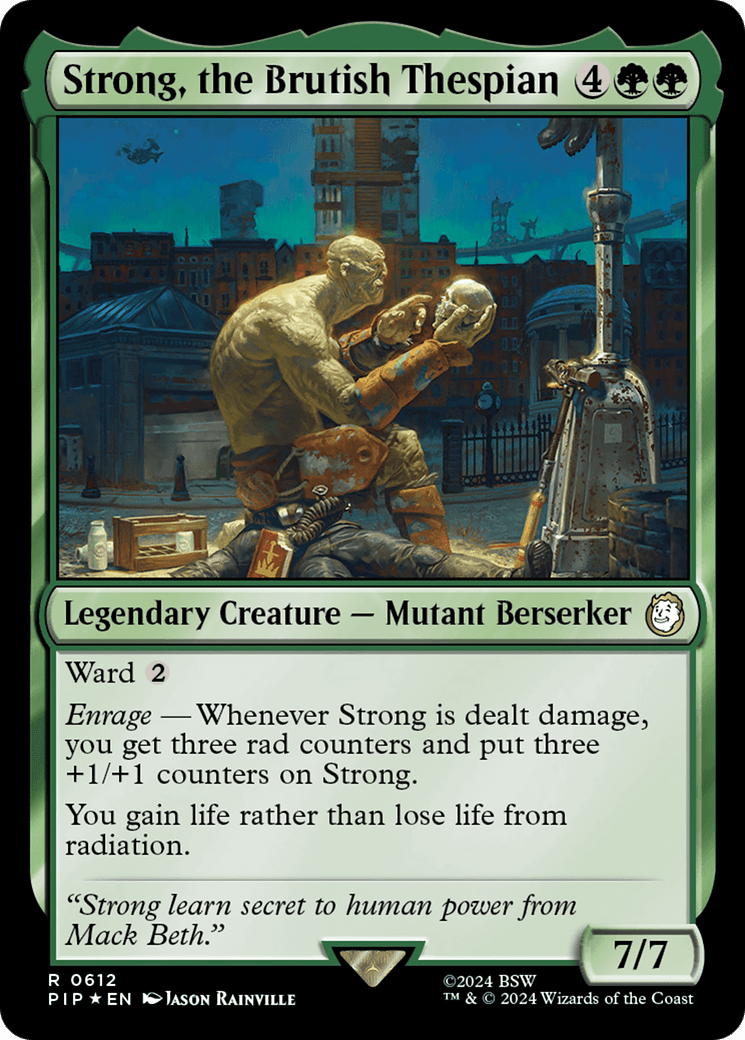 Strong, the Brutish Thespian (Surge Foil) [Fallout] MTG Single Magic: The Gathering  | Multizone: Comics And Games