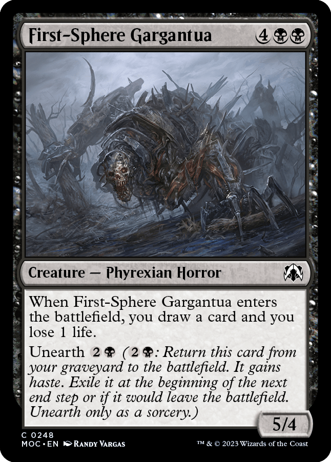 First-Sphere Gargantua [March of the Machine Commander] MTG Single Magic: The Gathering  | Multizone: Comics And Games
