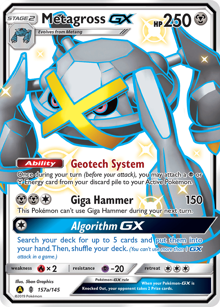 Metagross GX (157a/145) [Alternate Art Promos] Pokemon Single Pokémon  | Multizone: Comics And Games