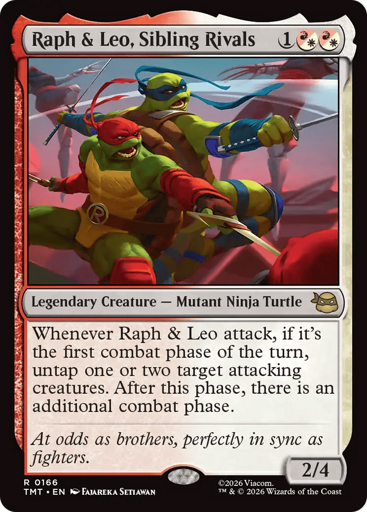 Raph & Leo, Sibling Rivals [Teenage Mutant Ninja Turtles] MTG Single Magic: The Gathering  | Multizone: Comics And Games