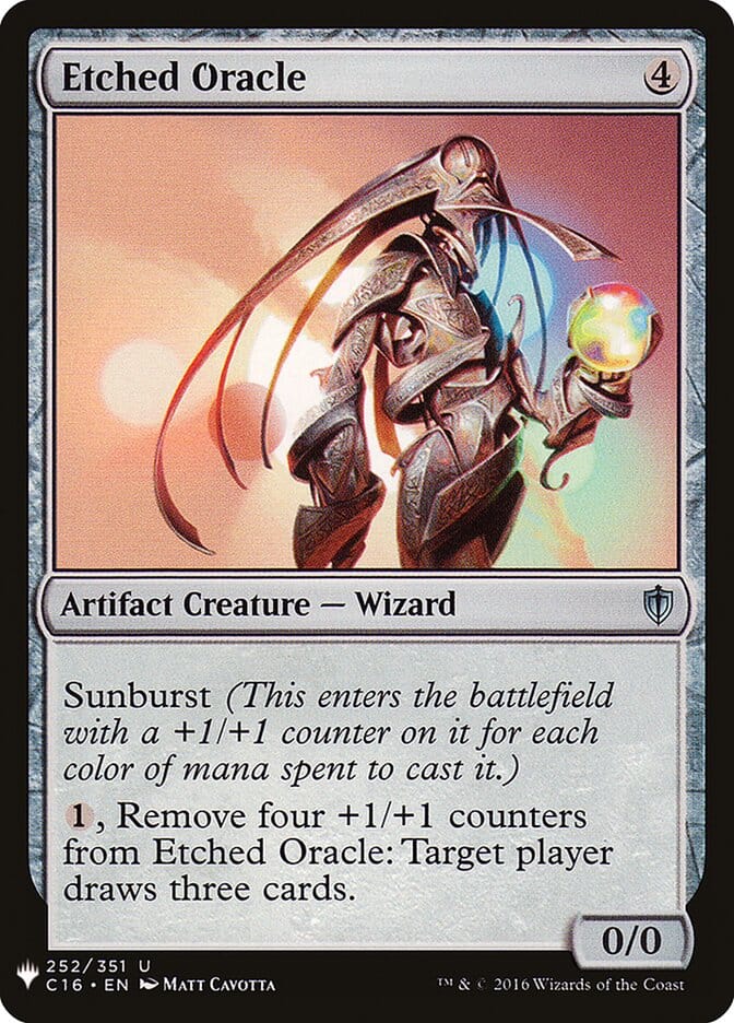 Etched Oracle [Mystery Booster] MTG Single Magic: The Gathering  | Multizone: Comics And Games