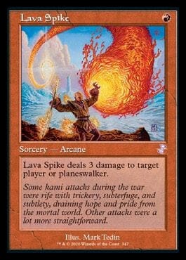 Lava Spike (Timeshifted) [Time Spiral Remastered] MTG Single Magic: The Gathering  | Multizone: Comics And Games