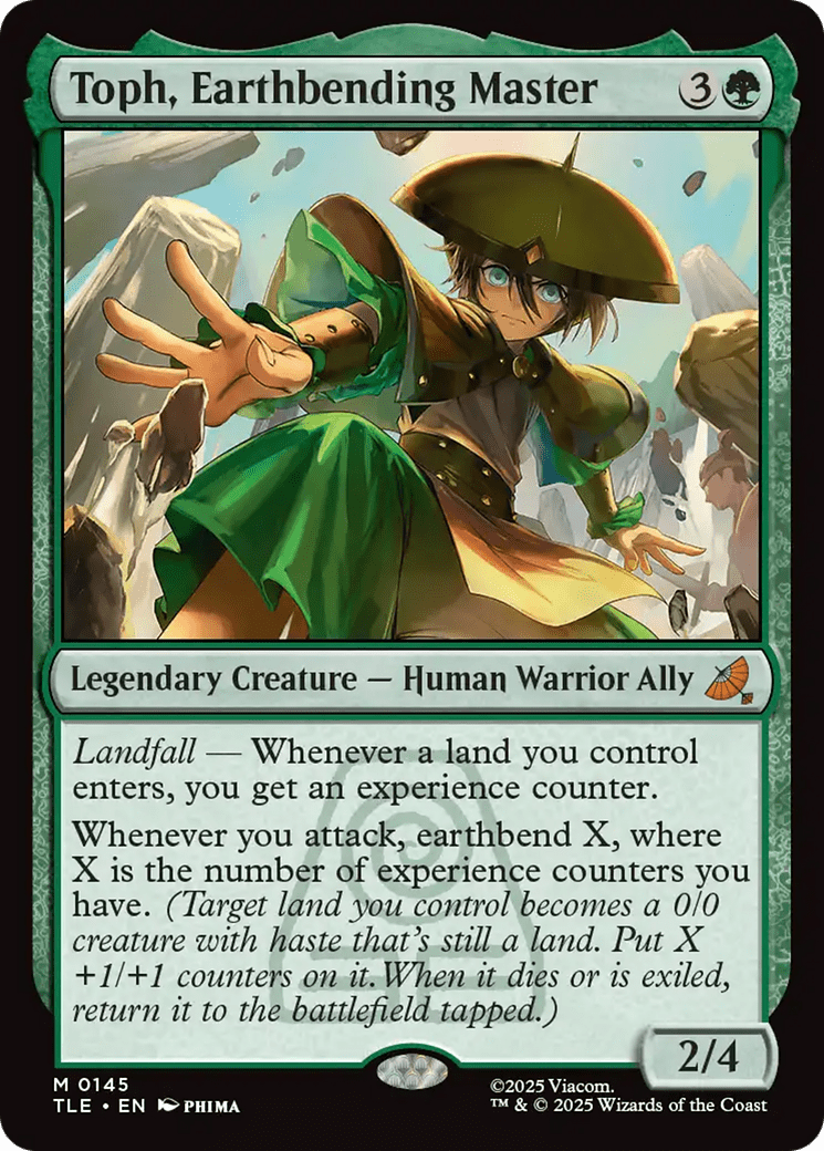 Toph, Earthbending Master [Avatar: The Last Airbender: Eternal-Legal] MTG Single Magic: The Gathering  | Multizone: Comics And Games