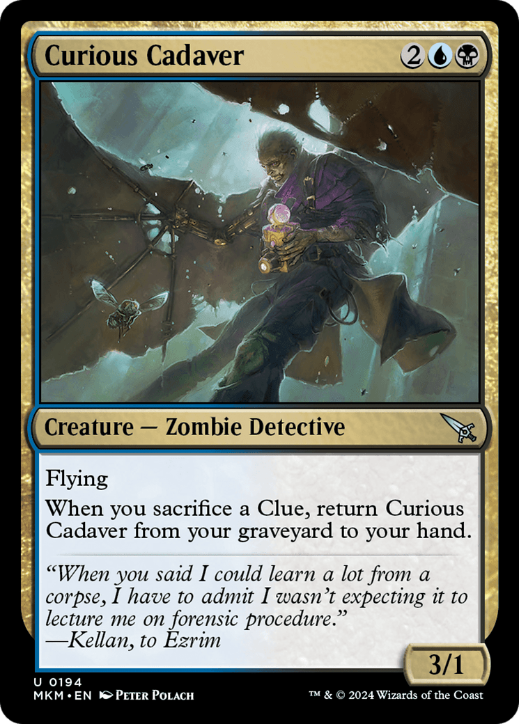 Curious Cadaver [Murders at Karlov Manor] MTG Single Magic: The Gathering  | Multizone: Comics And Games