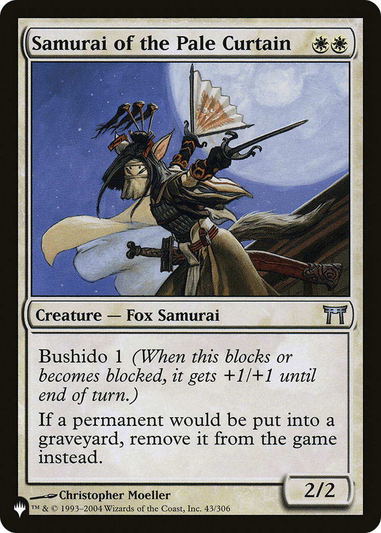 Samurai of the Pale Curtain [The List] MTG Single Magic: The Gathering  | Multizone: Comics And Games