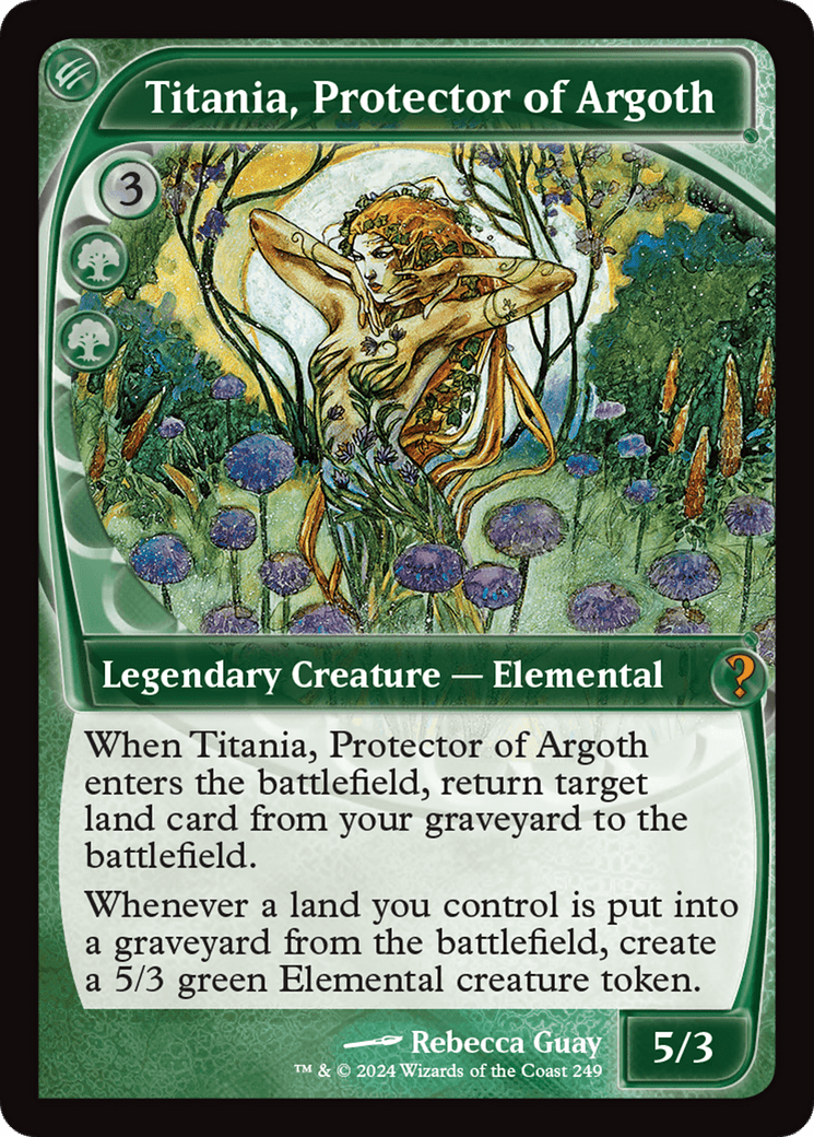 Titania, Protector of Argoth (Future Sight) [Mystery Booster 2] MTG Single Magic: The Gathering  | Multizone: Comics And Games