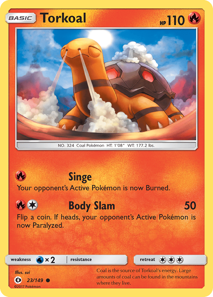 Torkoal (23/149) [Sun & Moon: Base Set] Pokemon Single Pokémon  | Multizone: Comics And Games