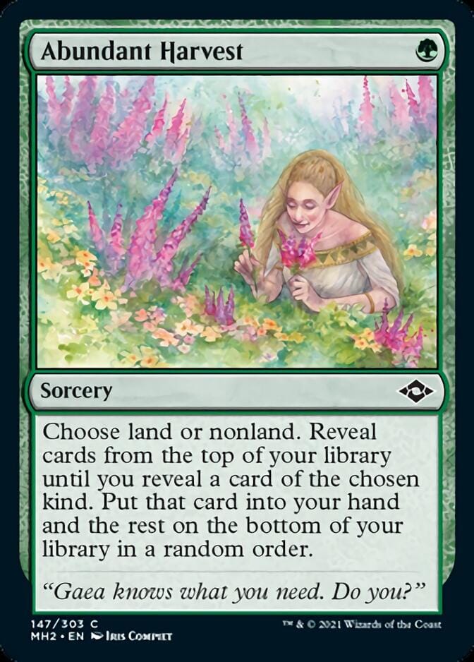 Abundant Harvest [Modern Horizons 2] MTG Single Magic: The Gathering  | Multizone: Comics And Games