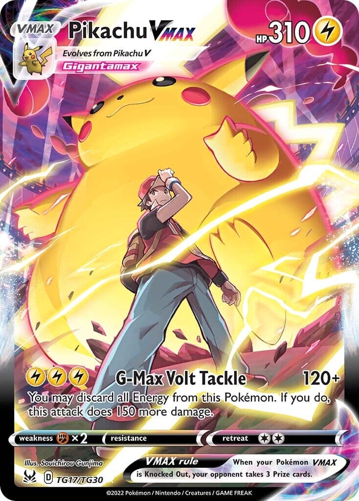 Pikachu VMAX (TG17/TG30) [Sword & Shield: Lost Origin] Pokemon Single Pokémon  | Multizone: Comics And Games