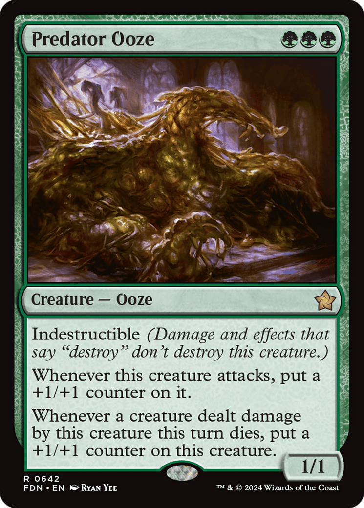 Predator Ooze [Foundations] MTG Single Magic: The Gathering  | Multizone: Comics And Games